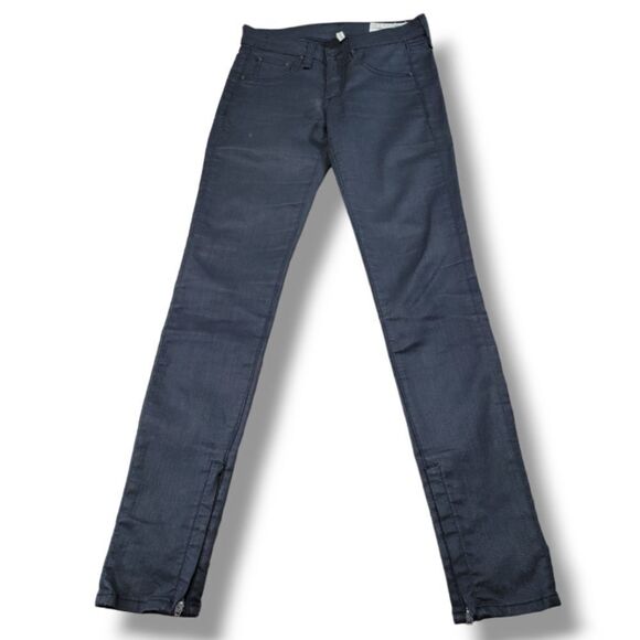 Rag & Bone Jeans Size 24 25x28 Rag And Bone For Intermix Zipper Capri Shoreditch - Picture 1 of 8